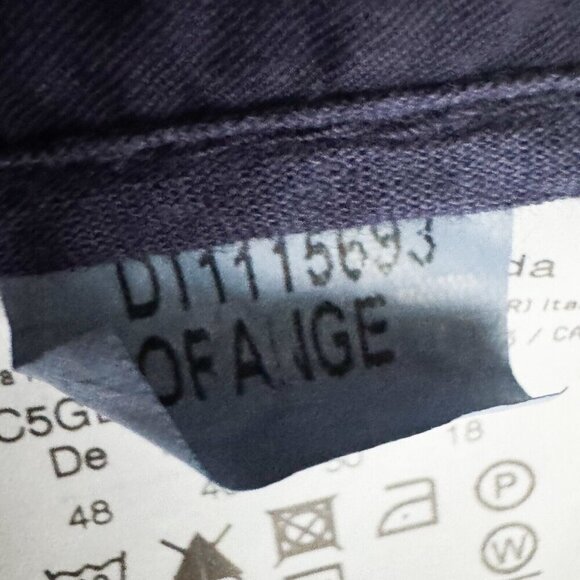 Versace Jeans Navy Blue Cotton Casual Jacket L - Picture 14 of 16